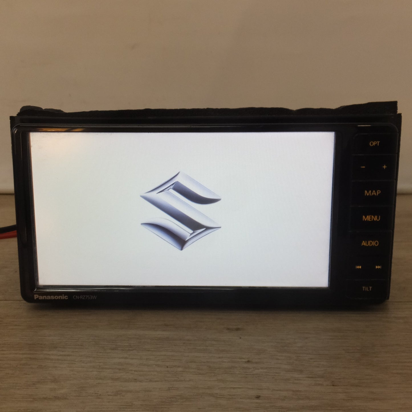[送料無料] 現状品★パナソニック製 スズキ 純正 AV一体型ナビゲーション CN-RZ753WZA 99000-79CB6-W00(50)★