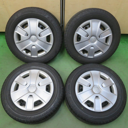 バリ溝！8.5分★ホンダ フリード 純正 スチール 185/65R15 ブリヂストン エコピア NH100C 15インチ PCD100/4H★6042605IMノ