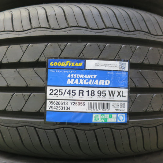 未使用！26年★225/45R18 グッドイヤー Assurance MaxGuard タイヤ 18インチ クラウン カムリ オデッセイ スカイライン レヴォーグ 等★6061808イノタ