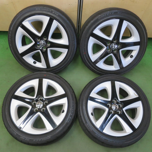 4本価格★トヨタ 50系 プリウス ツーリング 純正 215/45R17 ダンロップ DIREZZA DZ101 17インチ PCD100/5H★6051609イノ