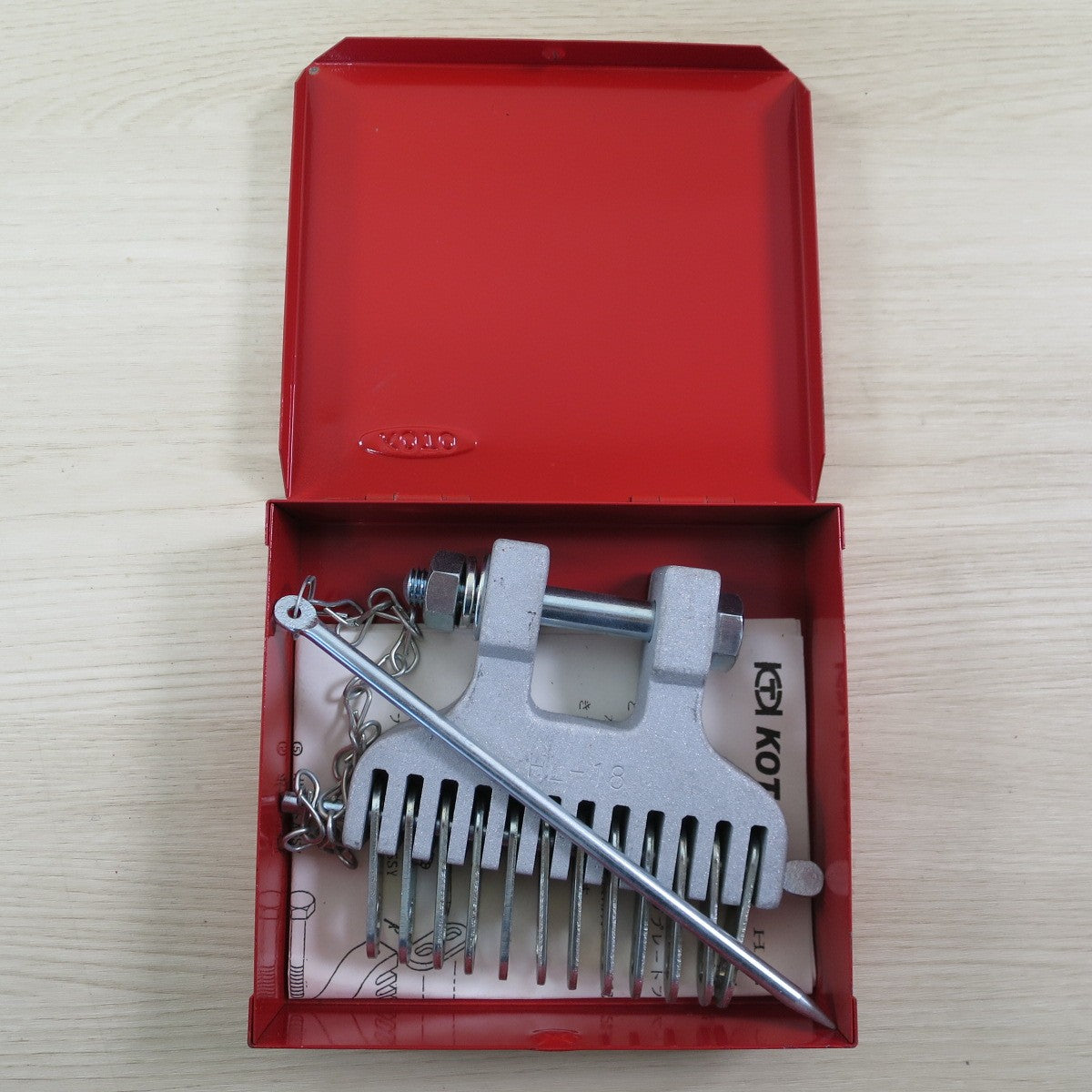 ☆KOTO 江東 産業 ジクプレート フック HL-18 キズ 引出し 工具 ボディー 引き出し 用 溶接 ワッシャー フック 板金 工具 道具☆ [送料無料]
