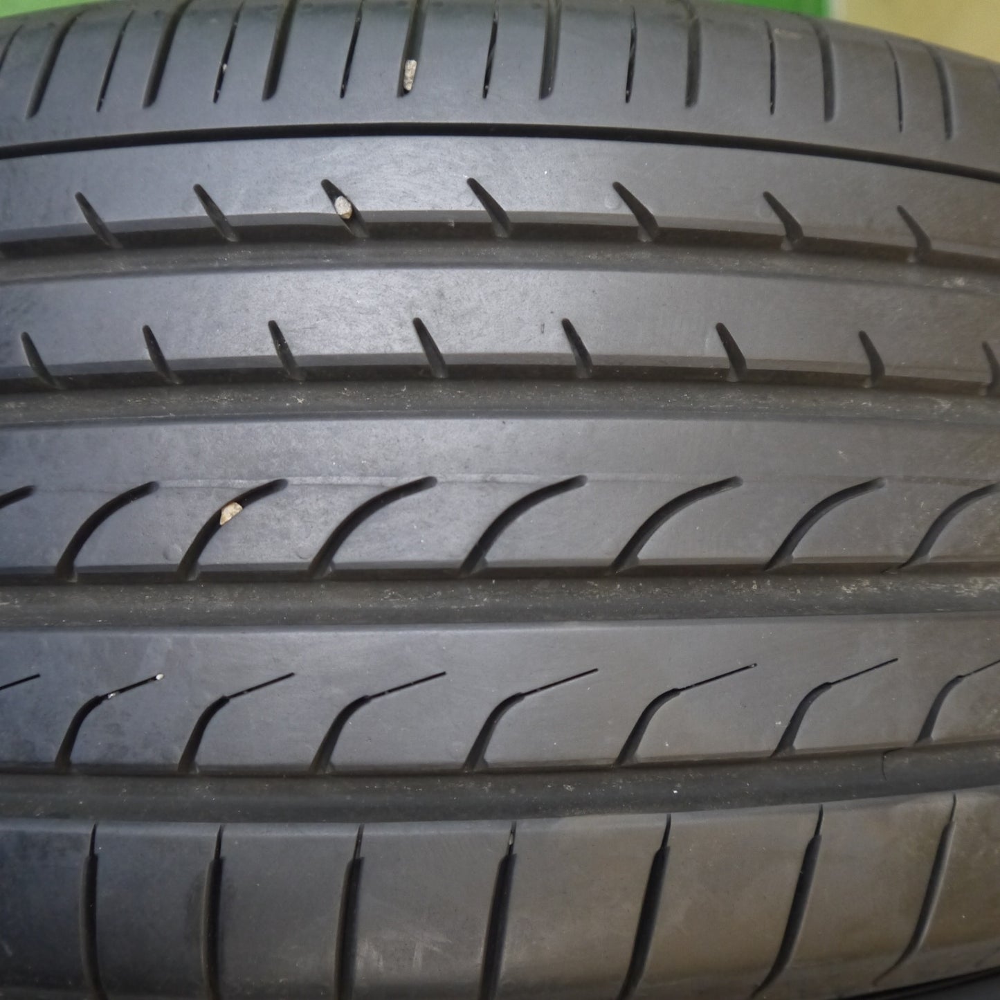 バリ溝！キレイ！9.5分★トヨタ 50系 エスティマ アエラス 純正 225/50R18 ヨコハマ ブルーアース RV-02 18インチ PCD114.3/5H★6041506Hノ