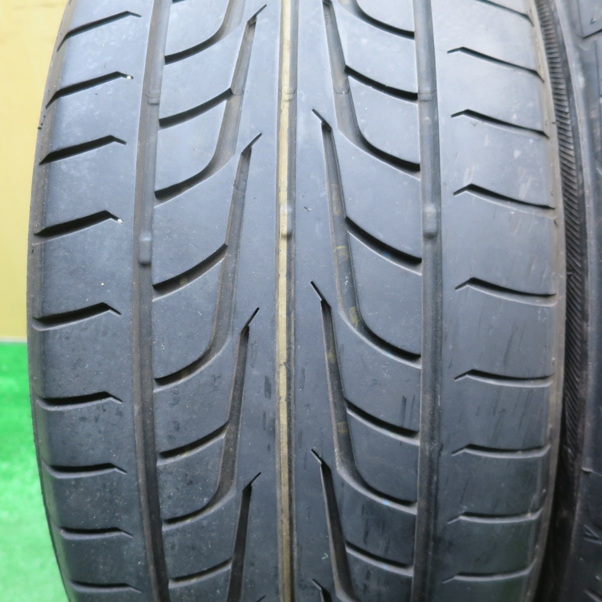 バリ溝！9分★Kranze Cerberus 215/45R17 ファイアストン ファイアホーク ワイドオーバル クレンツェ ケルベロス 17インチ PCD114.3/4H★5111906NJノ