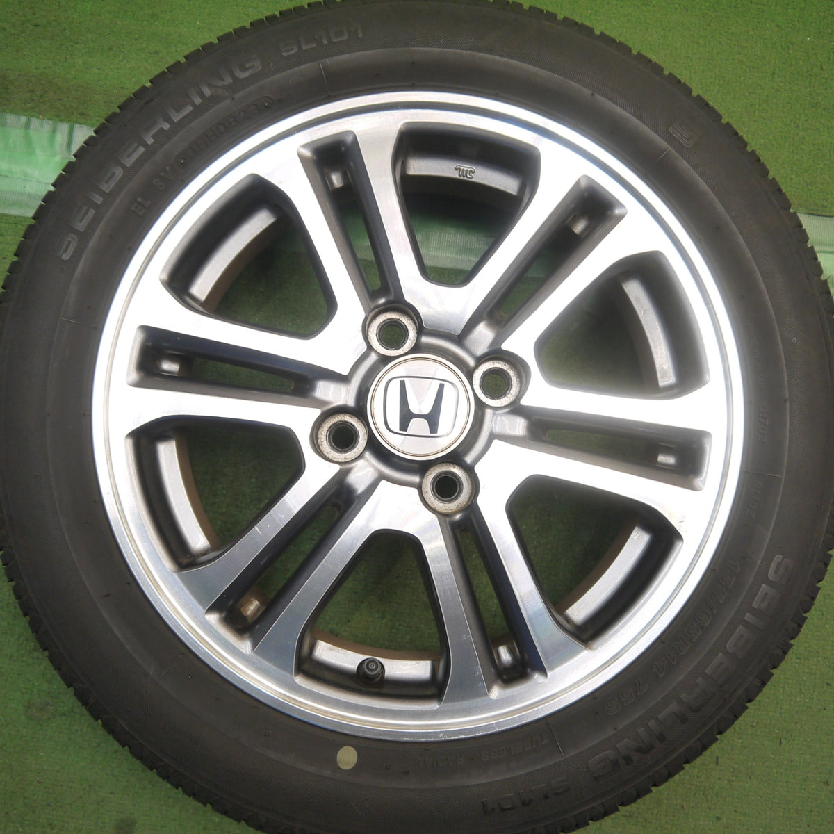 4本価格！23年◎ホンダ JF1 JF2 N-BOX カスタム 純正 155/65R14 セイバーリング SL101 14インチ PCD100/4H◎6092805Hノ