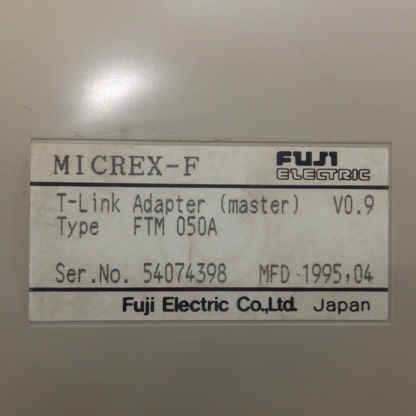 [送料無料] ジャンク★富士電機 Fuji LITE BITMAP FLT-HS-A10　MICREX-F T-Link Adapter FTM050A　セット★