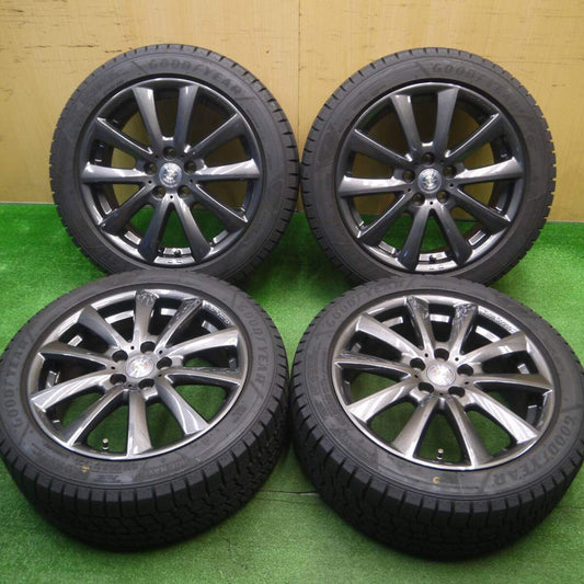 バリ溝！23年！キレイ！ほぼ10分★スタッドレス 195/50R16 グッドイヤー アイスナビ8 Team Sparco チームスパルコ 16インチ PCD100/5H★4121701Hス