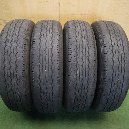 バリ溝！24年！9分★195/80R15 107/105S ブリヂストン エコピア RD613 タイヤ 15インチ ハイエース キャラバン 等★6060501Hノタ