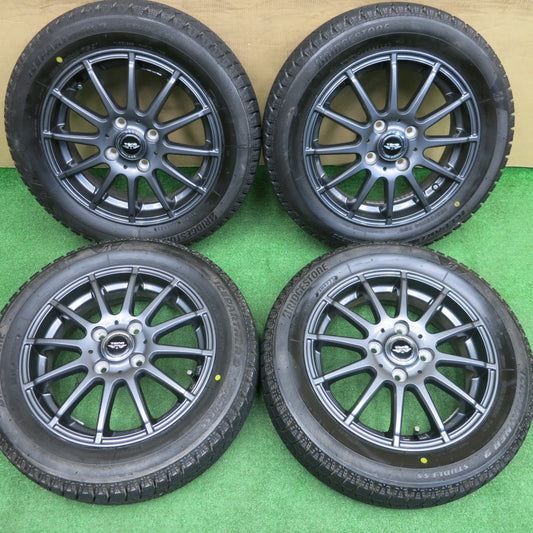 バリ溝！22年！キレイ！ほぼ10分★スタッドレス 155/65R14 ブリヂストン アイスパートナー2 TEAD テッド 14インチ PCD100/4H★6021104NKス