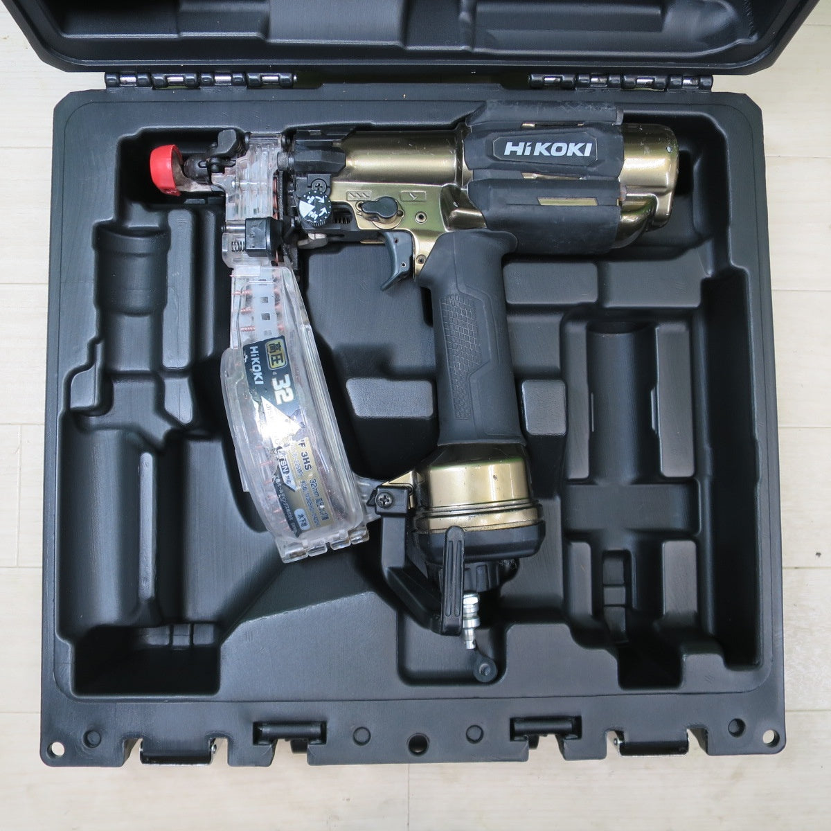 キレイ☆HiKOKI ハイコーキ 32mm 高圧 ねじ 打ち 機 WF3HS ビス ネジ 打 機 エアー ツール 工具☆