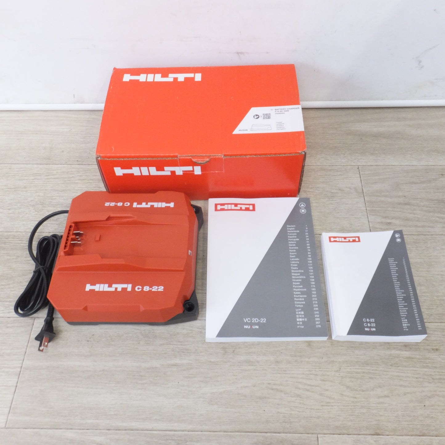 [送料無料] 未使用★ヒルティ HILTI 充電器 1x BATTERY CHARGER C 8-22 2260053　Nuron高性能充電器★