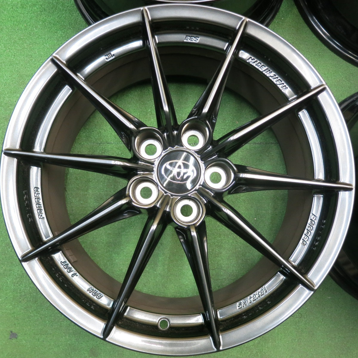 キレイ★トヨタ GR ヤリス RZ ハイパフォーマンス 純正 BBS ホイール 18インチ 18×8J TOYOTA PCD114.3/5H★6030508HAホ