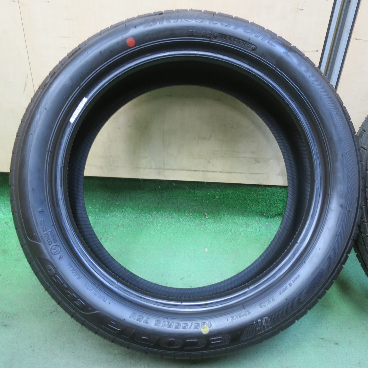 新車外し！25年★165/55R15 ブリヂストン エコピア EP150 タイヤ 15インチ ワゴンR スペーシア アルト ワークス ラパン 等★6072807イノタ