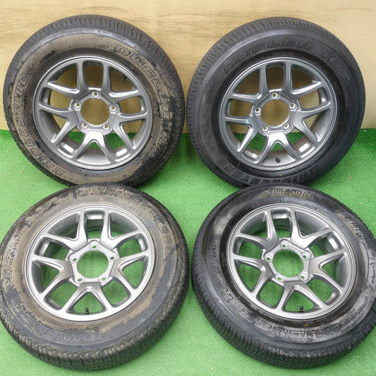 バリ溝！キレイ！9.5分◎スズキ JB64 W ジムニー 純正 175/80R16 ブリヂストン デューラー H/T 684Ⅱ DUELER 16インチ PCD139.7/5H◎6080302KTノ