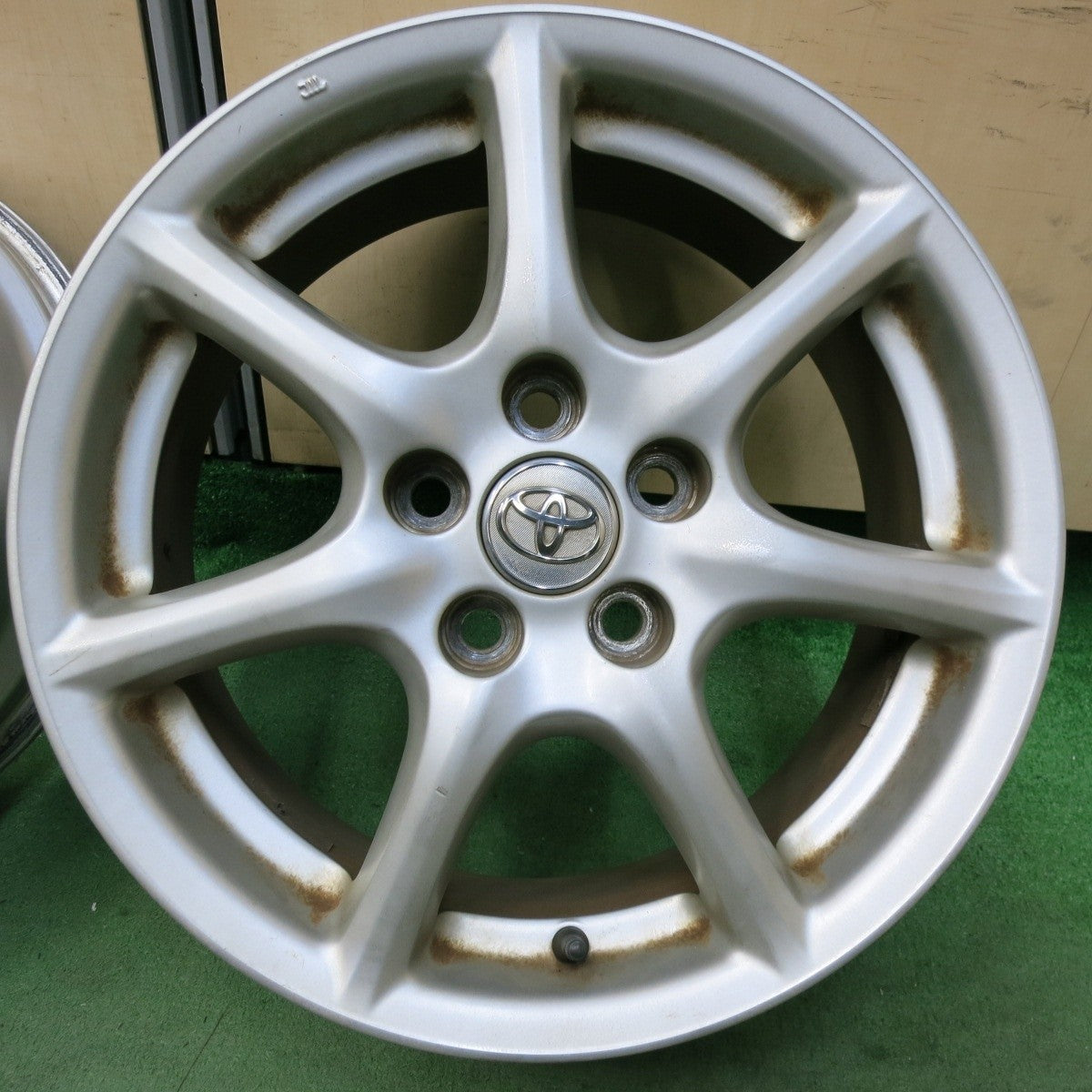 4本価格★トヨタ 50系 エスティマ 純正 ホイール 17インチ 17×7J PCD114.3/5H★5021406SYホ