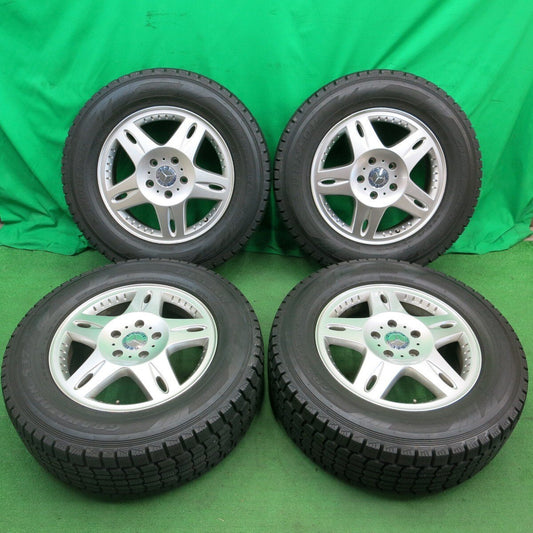 バリ溝！9.5分★ベンツ Gクラス ゲレンデ W463 純正 265/60R18 スタッドレス ダンロップ グラントレック SJ7 18インチ PCD130/5H★4051403ナス