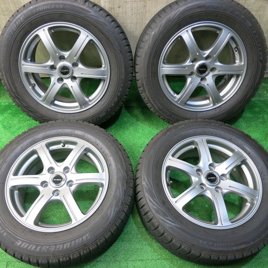 キレイ★スタッドレス 215/60R16 ブリヂストン ブリザック REVO GZ BALMINUM バルミナ 16インチ PCD114.3/5H★5051303NJス
