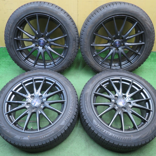 バリ溝！23年！キレイ！9.5分★スタッドレス 225/50R18 ブリヂストン ブリザック VRX2 VELVA SPORTZ ヴェルヴァ 18インチ PCD114.3/5H★6042905NJス