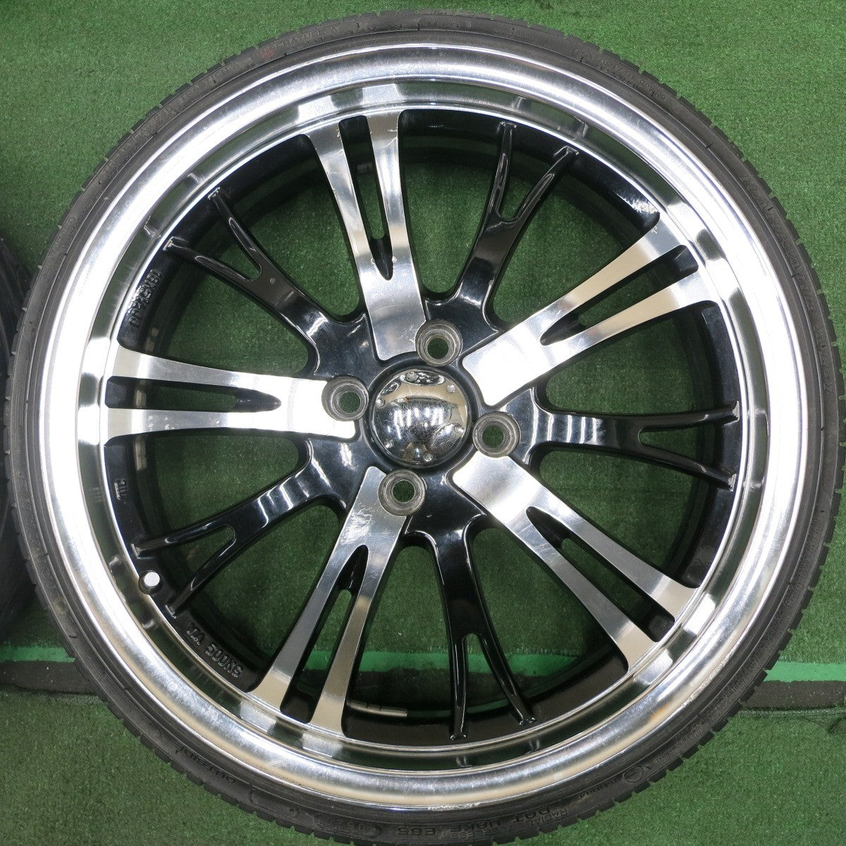 *送料無料* バリ溝！20年！9分★165/35R18 ナンカン AS-1 AW aw-190 LG190 18インチ PCD100/4H 軽自動車★4032601TNノ