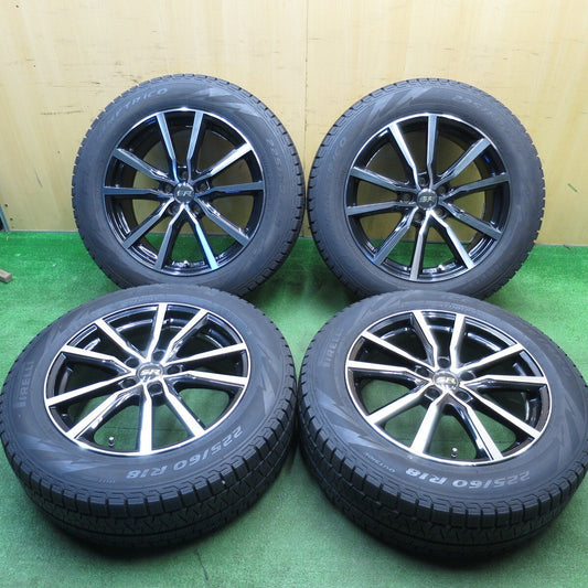 バリ溝！キレイ！8.5分★スタッドレス 225/60R18 ピレリ アイスアシンメトリコ STRANGER ストレンジャー 18インチ PCD114.3/5H★5030708Hス