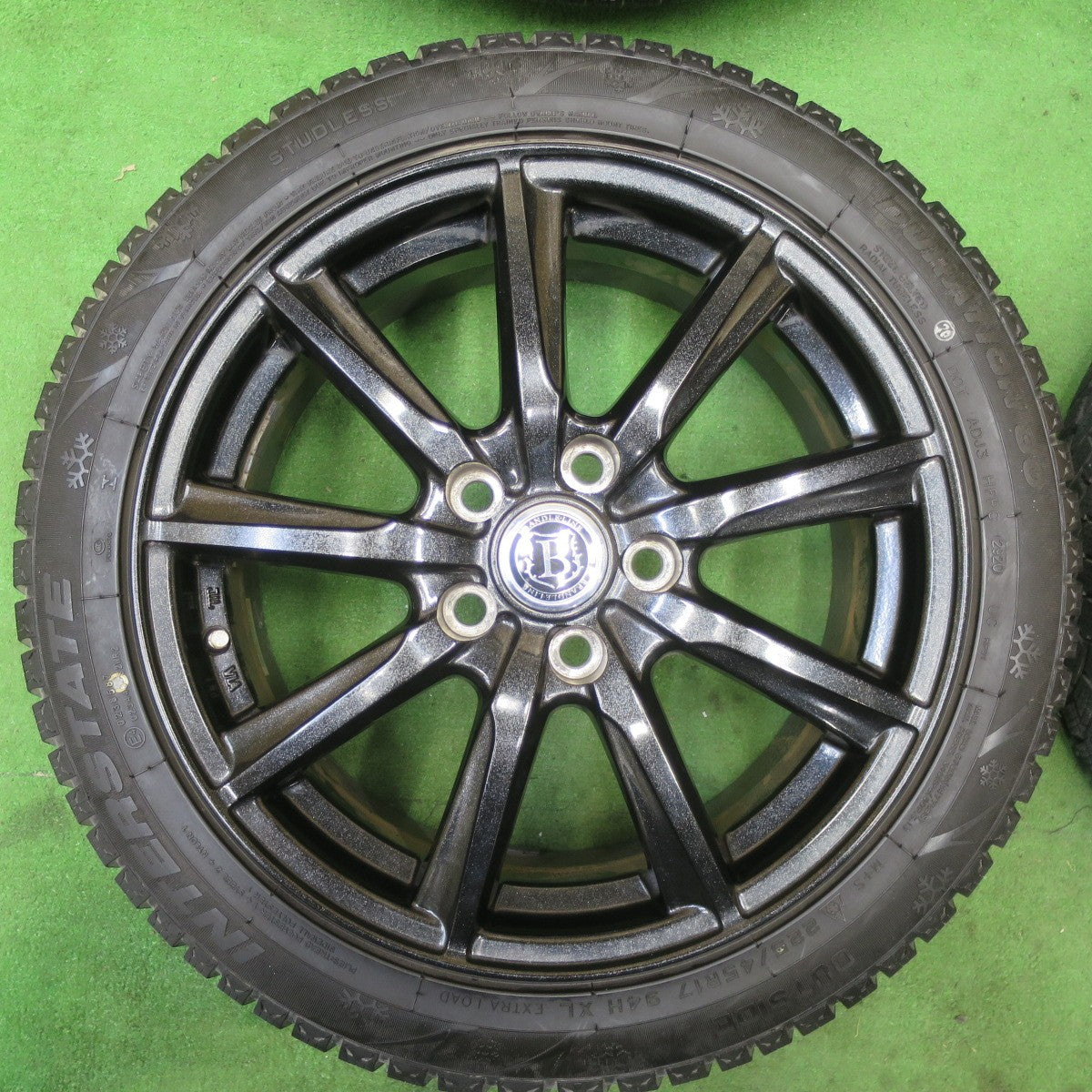 バリ溝！9.5分★スタッドレス 225/45R17 インターステート DURATION 30 BRANDLE-LINE ブランドルライン 17インチ PCD114.3/5H★5060301TTス