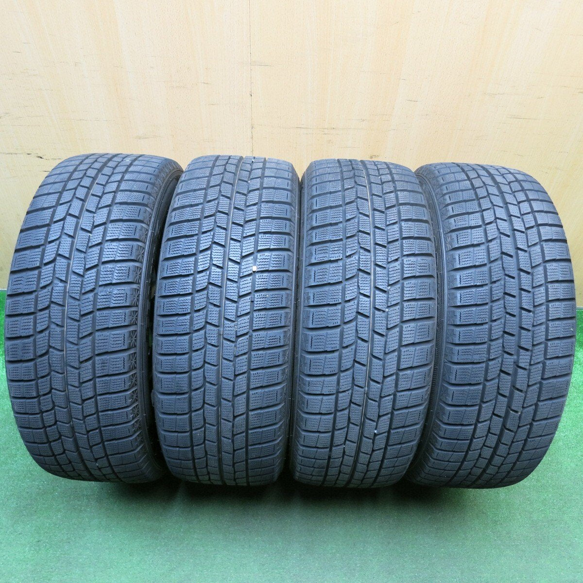 4本価格◎スタッドレス 235/50R18 グッドイヤー アイスナビ6 D.O.S. DOS 社外 アルミ 18インチ PCD114.3/5H◎6012205HAス