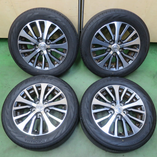 バリ溝！24年！9.5分★日産 C26 セレナ 純正 195/60R16 ヨコハマ BluEarth-RV RV03 16インチ ブルーアース PCD114.3/5H★6040902イノ