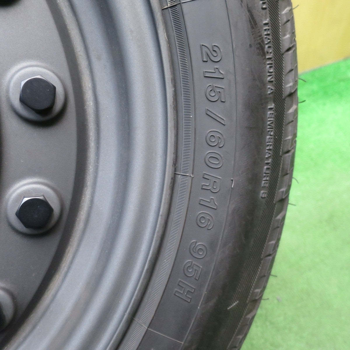 タイヤ ほぼ未使用 綺麗 1本★DEAN COLORADO 215/60R16 ヨコハマ A/T G015 ディーン コロラド PCD112 120/5H マルチ★5031101Hノ