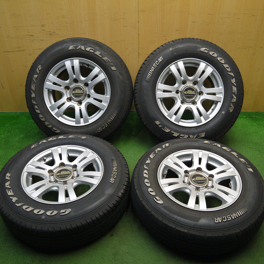 バリ溝！キレイ！9分★195/80R15 107/105L グッドイヤー イーグル #1 ナスカー ホワイトレター WILD CRUISING 4X4 ワイルド クルージング 4×4 PCD139.7/6H★5050205Hノ