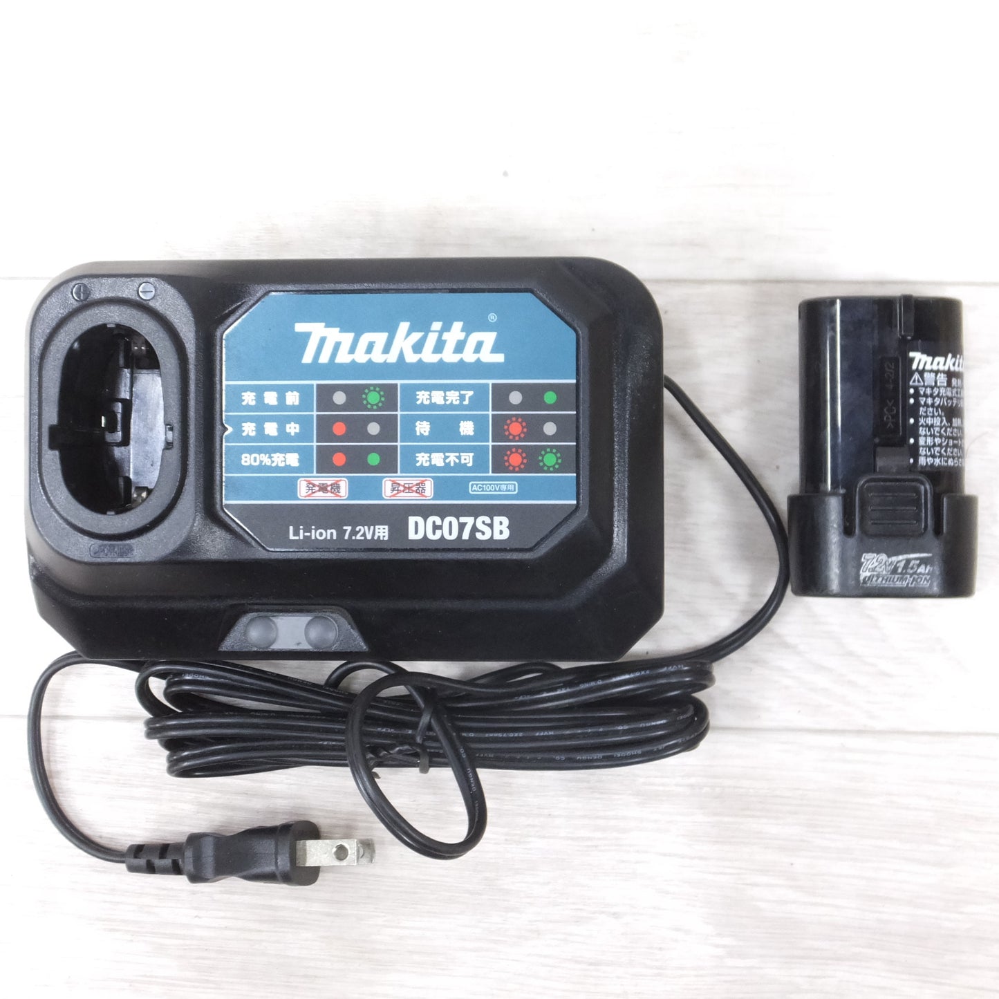 [送料無料] バッテリー2個◆マキタ 充電式 ペン インパクト ドライバ TD022DSHXB 7.2V 1.5Ah 充電器 ケース付き 電動 工具◆