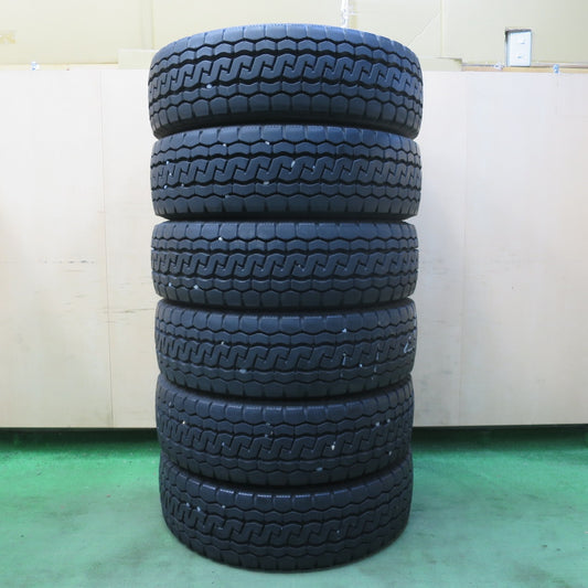 バリ溝！22年！9.5分以上！6本★トラック タイヤ 225/70R16 117/115N ブリヂストン エコピア M812 ミックス オールシーズン 16インチ★5061809イノタ