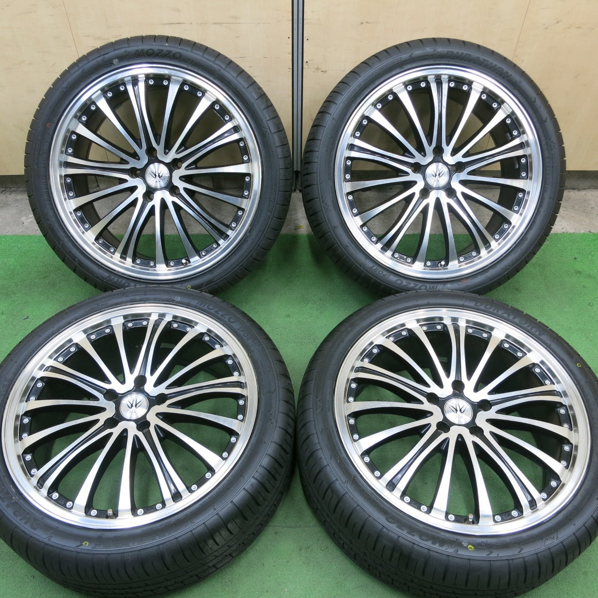 タイヤ未使用！24年★LOXARNY EX BADX 245/40R19 デュラターン MOZZA SPORT ロクサーニ 19インチ PCD114.3/5H★5050103TTノ