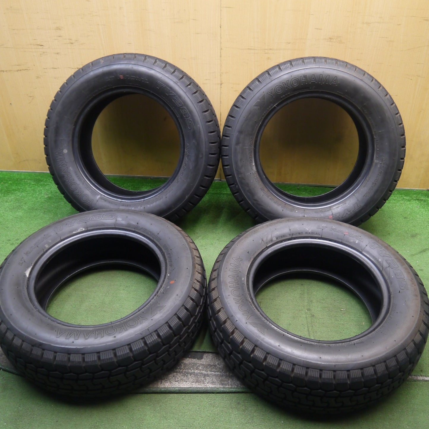 バリ溝！21年！9.5分以上★トラック タイヤ 215/65R15 110/108L ヨコハマ LT ラジアル TY285 ミックス オールシーズン 15インチ★5092904Hノタ