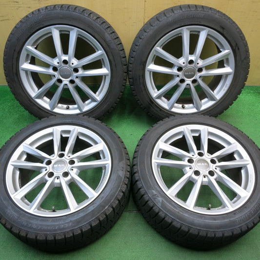 バリ溝！22年！キレイ！9.5分★ベンツ 等 MAK BREMEN 225/50R17 スタッドレス ブリヂストン アイスパートナー2 ブレーメン 17インチ PCD112/5H★5051201NJス