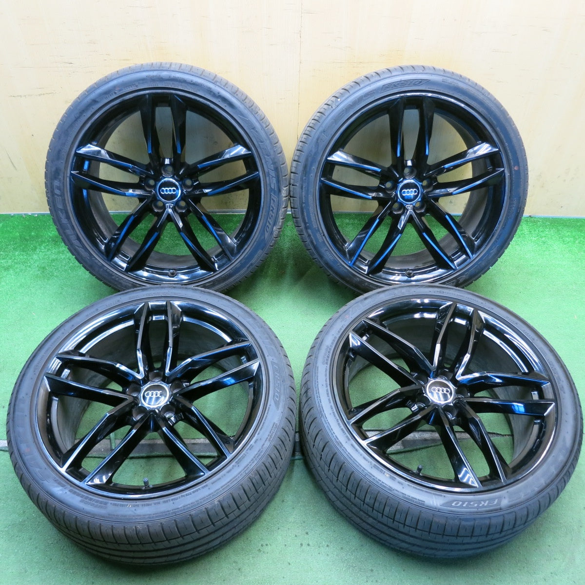 バリ溝！22年！9.5分◎アウディ A6 S6 純正 265/35R20 ファルケン アゼニス FK510 20インチ PCD112/5H◎6082709HAノ