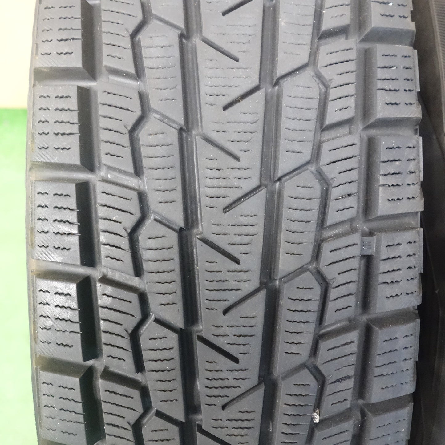 バリ溝！9分◎三菱 パジェロミニ 純正 175/80R15 スタッドレス ヨコハマ アイスガード G075 15インチ PCD114.3/5H◎6060401KTス