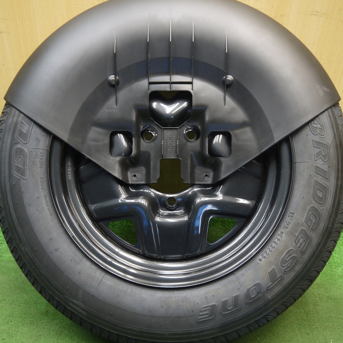 新車外し！25年！1本◎スズキ JB64 ジムニー 純正 スチール 175/80R16 ブリヂストン デューラー H/L 852 DUELER 16インチ PCD139.7/5H◎6091105Hノ