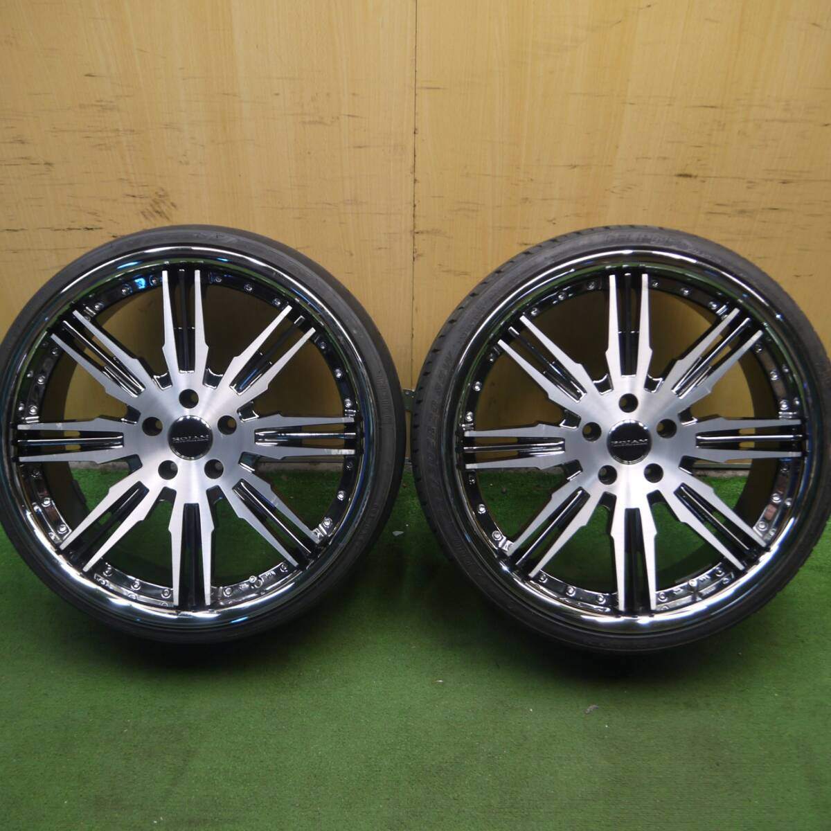 2本価格★ROJAM 225/30R20 デリンテ サンダー D7 ニットー NEO テク GEN ロジャム 20インチ PCD114.3/5H★4040107Hノ