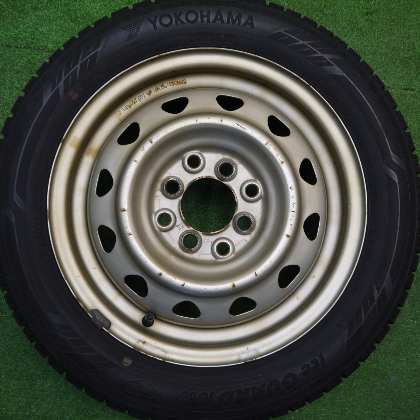 4本価格！22年★スタッドレス 155/65R14 ヨコハマ アイスガード iG60 スチール ホイール 14インチ PCD100/4H★5110401Hス
