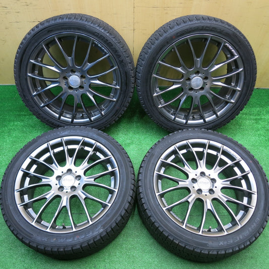 ほぼ未使用！24年★レガシィ 等 225/45R18 スタッドレス グリップマックス GRIP ICE X Warwic Euro Mesh ワーウィック ユーロメッシュ 18インチ PCD100/5H★5102308HAス