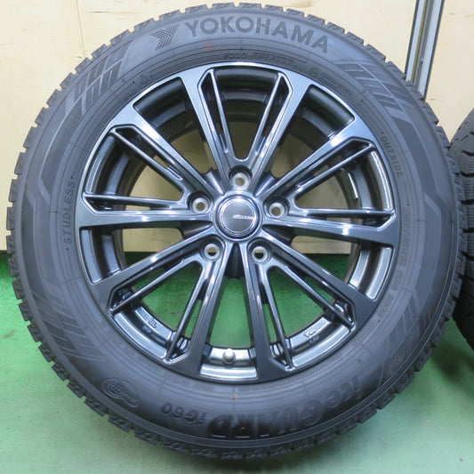 バリ溝！22年！キレイ！9.5分◎スタッドレス 205/60R16 ヨコハマ アイスガード iG60 MiLLOUS DF ミルアス 16インチ PCD114.3/5H◎6100705イス