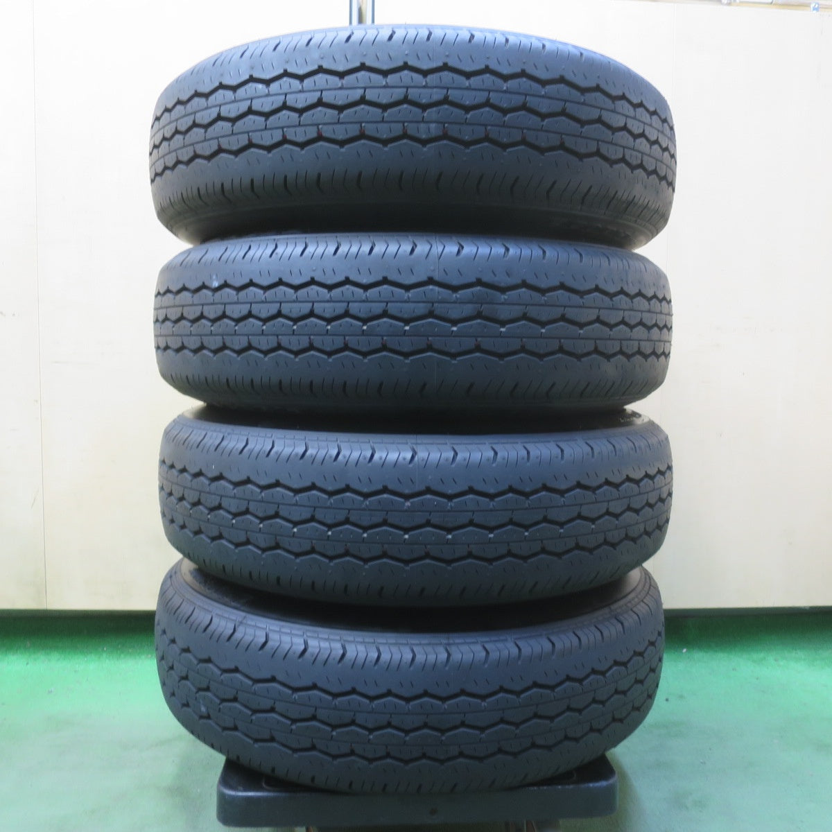 新車外し！26年◎トヨタ 200系 ハイエース 純正 スチール 195/80R15 107/105S ブリヂストン エコピア RD613 15インチ PCD139.7/6H◎6091504IMノ