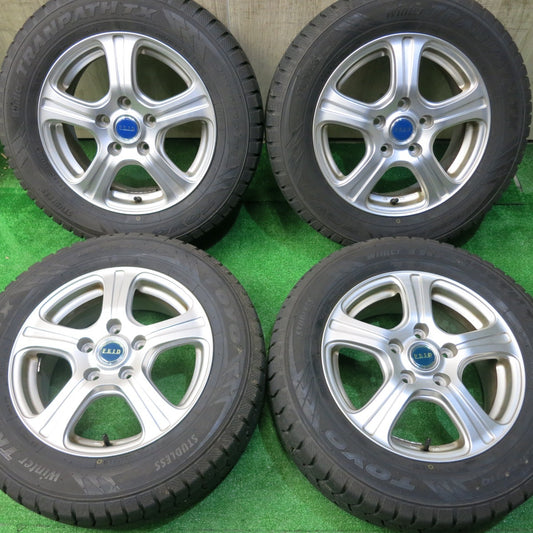 バリ溝！21年！9.5分以上★スタッドレス 195/65R15 トーヨー ウインター トランパス TX FEID 15インチ PCD114.3/5H★5051302NJス