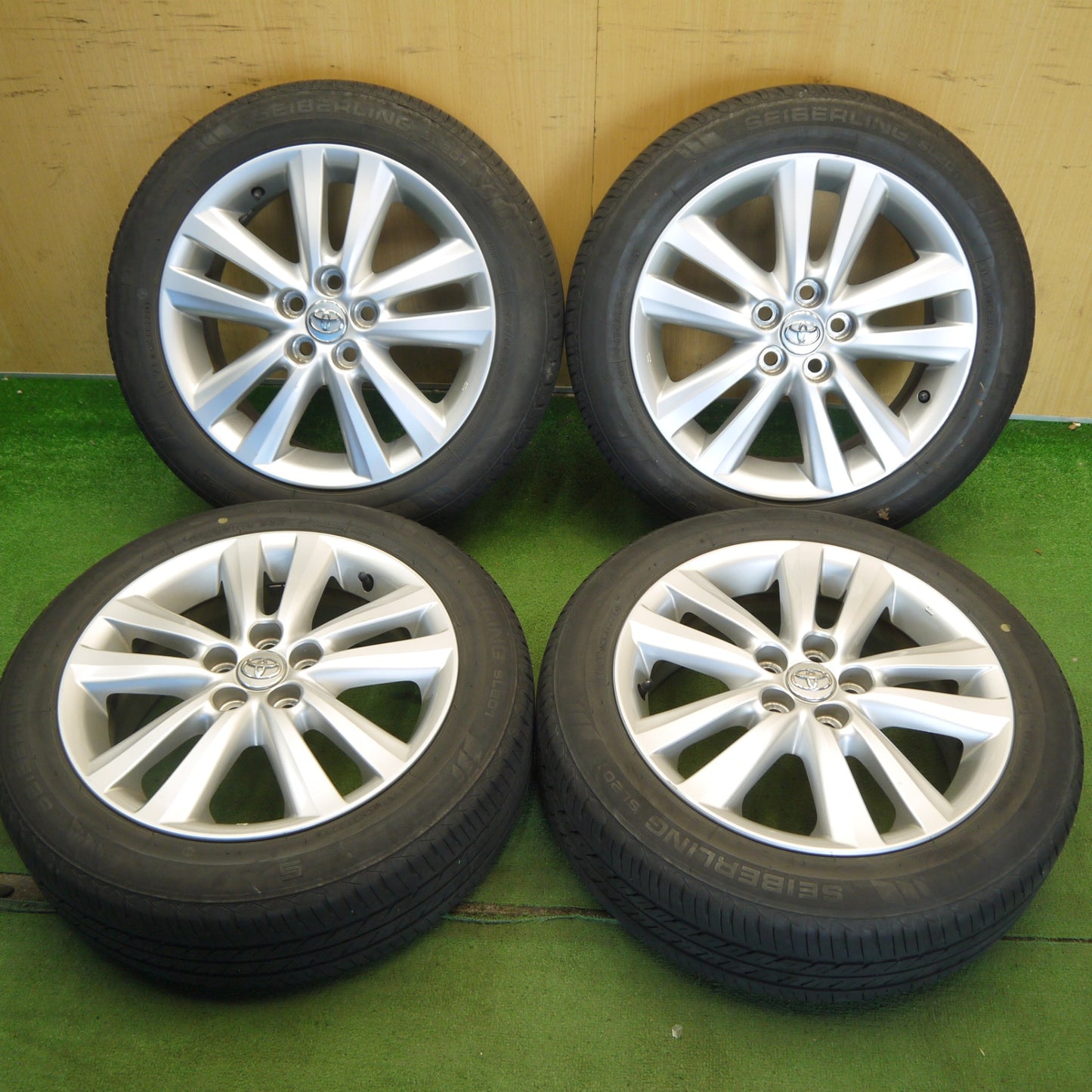 4本価格◎トヨタ 20系 ウィッシュ 純正 175/60R16 セイバーリング SL201 16インチ PCD100/5H◎6070708Hノ
