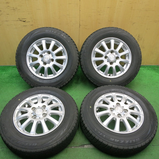 バリ溝！9分★スタッドレス 145/80R13 ブリヂストン ブリザック VRX La-Strada Tirado＠ 阿部商会 13インチ PCD100/4H★5051611AKス