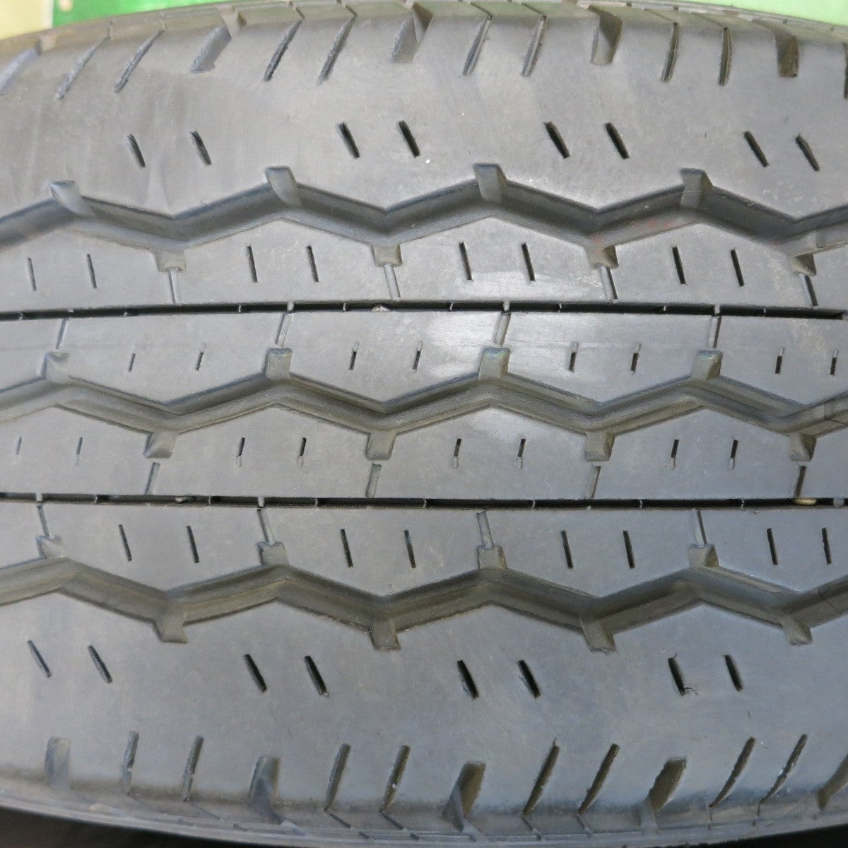 バリ溝！23年！9.5分◎トヨタ ハイエース 純正 スチール 195/80R15 107/105N ブリヂストン エコピア RD613 15インチ PCD139.7/6H◎6062505HAノ