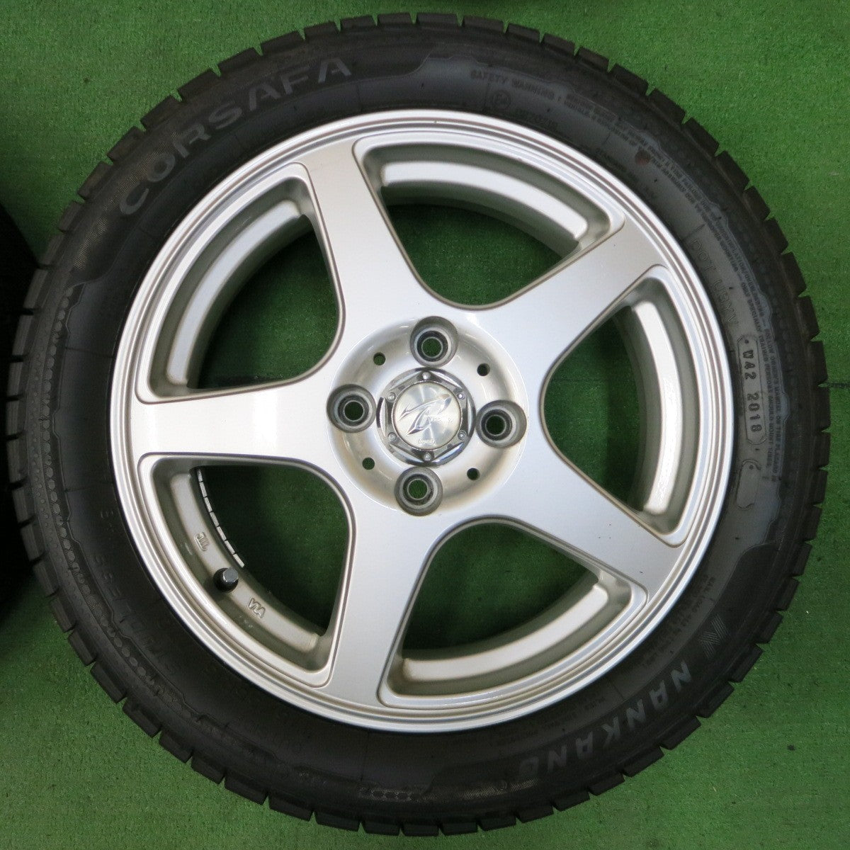 *送料無料* バリ溝！9.5分★三菱 アイ 用 145/65R15 175/55R15 スタッドレス ナンカン CORSAFA Treffer トレファー PCD100/4H★4053102イス