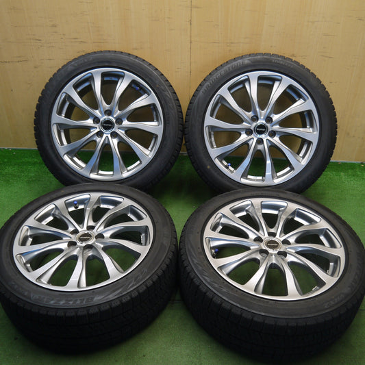 バリ溝！キレイ！9分◎インプレッサ 等 205/50R17 スタッドレス ブリヂストン ブリザック VRX2 BALMINUM TR10 バルミナ 17インチ PCD100/5H◎6070101Hス