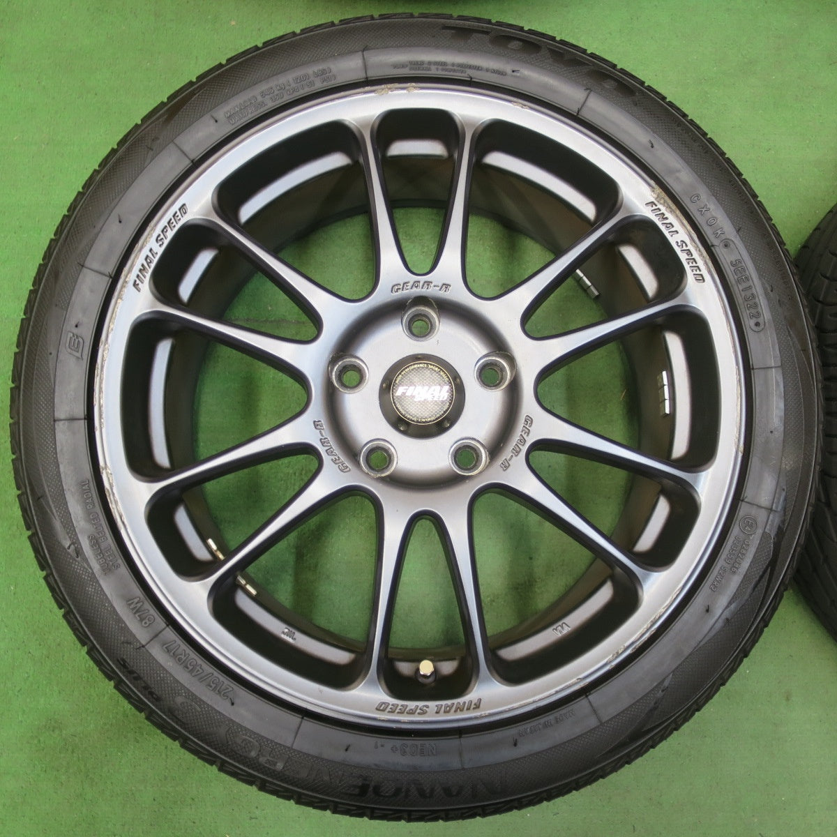 [送料無料] バリ溝！23年！ほぼ10分★215/45R17 ラウフェン S FIT as-01 トーヨー ナノエナジー3 プラス FINAL SPEED GEAR-R ファイナルスピード 17インチ PCD114.3/5H★5032003イノ