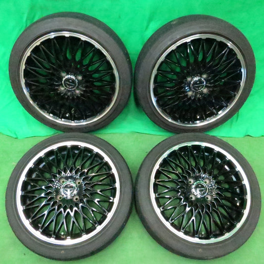*送料無料* バリ溝！8.5分★LOXARNY Pavone 165/50R16 グッドイヤー イーグル LS2000 hybrid2 ロクサーニ パヴォーネ 16インチ PCD100/4H★4050301ナノ