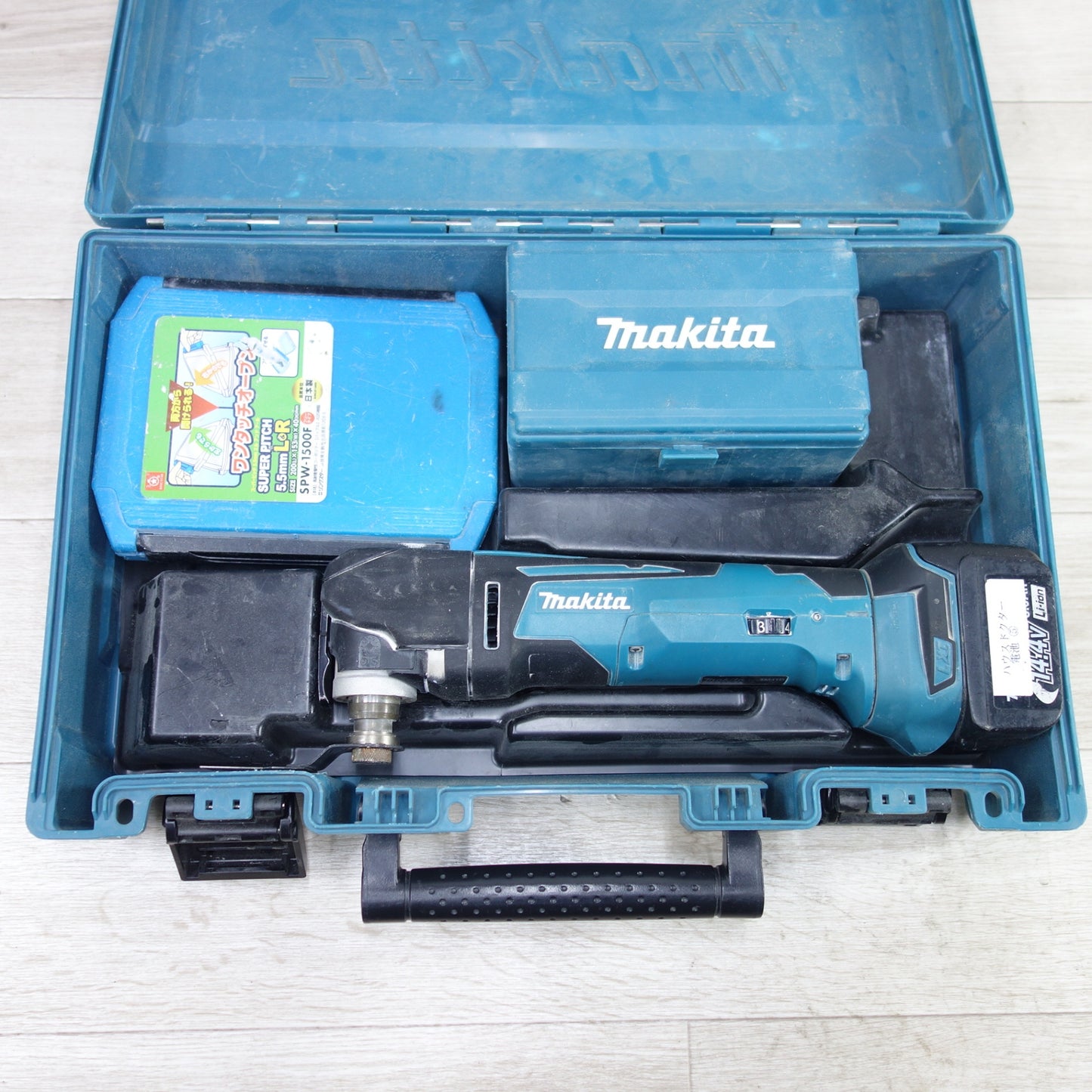 [送料無料] 付属品多数◆マキタ 充電式 マルチ ツール TM41D 電動 工具 バッテリー BL1430 14.4V makita◆